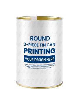 Printed Tin Can For Coconut Milk, Processed Fruits and Vegetables D300 (ø73)